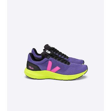 Purple Women's Veja MARLIN LT V KNIT Shoes | AU 519FDN